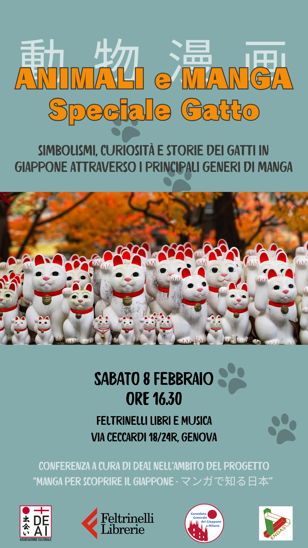 Manga, Speciale gatto. Deai e Feltrinelli.